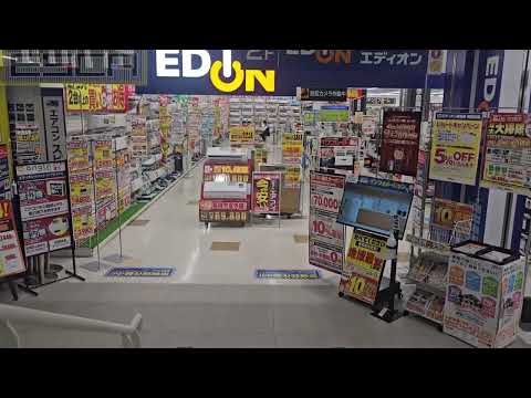 Edion Seya Store Escalator 3F-1F Toshiba