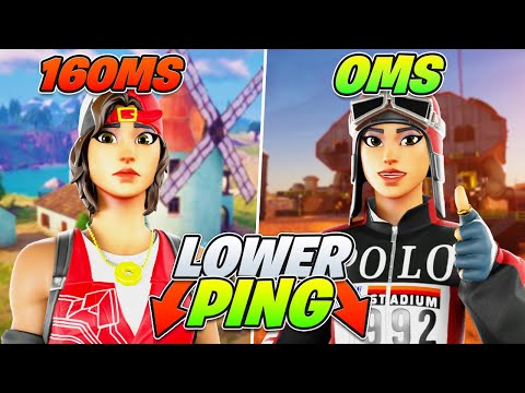 How To *ACTUALLY* Get 0 Ping in Fortnite! ✅ (How To Lower Ping)