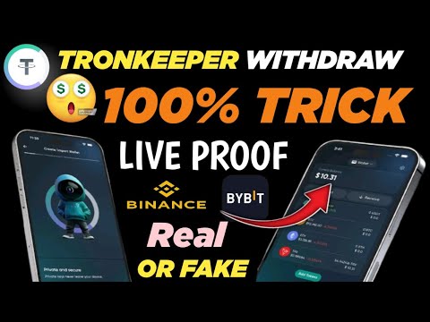 Tronkeeper Usdt withdraw problem | Tronkeeper real or fake | Teonkeeper listing and withdraw date 🌟