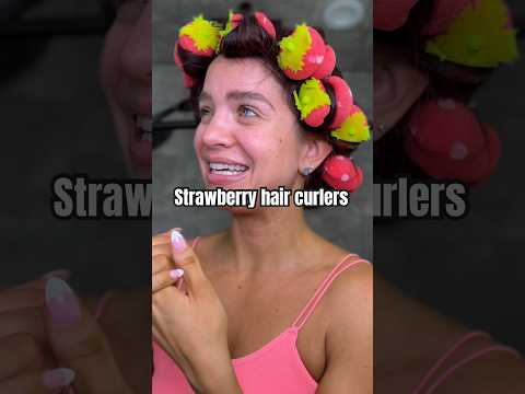 I am just not sure about this… #heatlesscurls #hairrollers