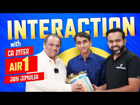 Interaction with AIR-1 | CA INTER NOV 23 l Jay Jimulia