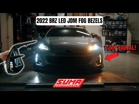 Installing JDM DRL Fog Lights w/ Turn Signals on my 2022 BRZ!!! - Suma Performance