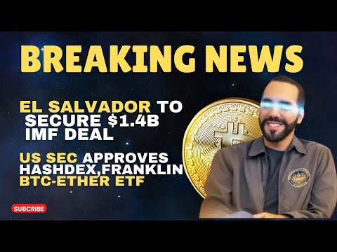 BREAKING NEWS!! 🚨🚨EL SALVADOR TO SECURE $1.4B LOAN IMF DEAL|| FED CUTS RATE TO 25BPS!!