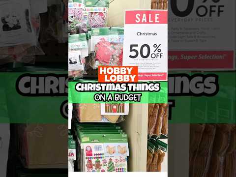 50% off Hobby Lobby #Christmas #childcare #classroom #artsandcrafts #hobbylobby #teachers #santa #oh