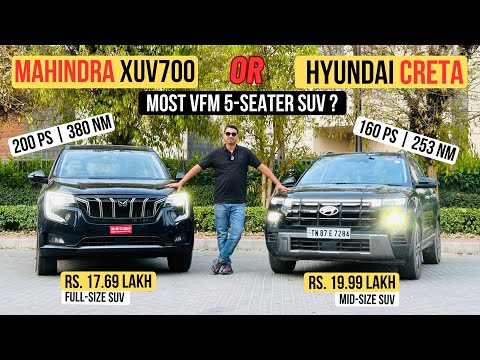 Choosing Your Ride: Mahindra XUV700 AX5 or Hyundai Creta?