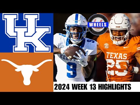 #3 Texas vs Kentucky | Full Game Highlights | 2024 College Football Highlights