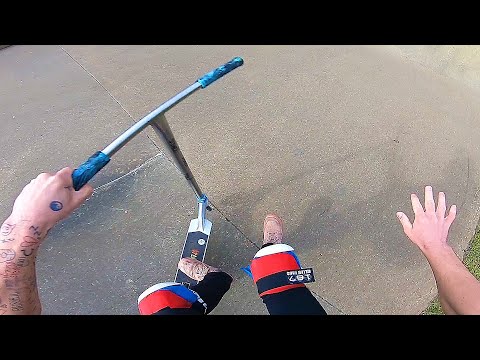 How NOT To Ride A Scooter!