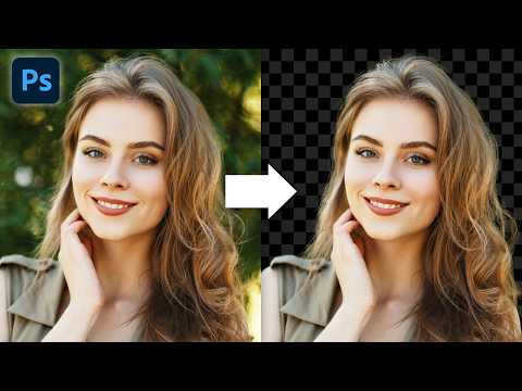 How To Cut Out Hair From COMPLEX Backgrounds In Photoshop