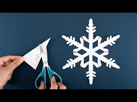 Paper Snowflake #97 | How to make Snowflakes out of paper | Winter Craft | Christmas Decorations