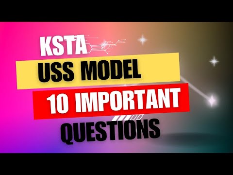 KSTA USS MODEL MATHS QUESTIONS / USS MATHS MODEL QUESTIONS/ USS /MATHS