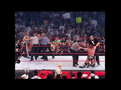 Shawn special referee Triple H vs RVD - RAW 02 December 2002