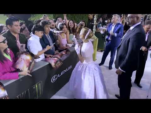 Wicked LA Dorothy Chandler Pavilion Premiere - Ariana Grande with her fans (Official video)