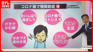 【解説】「顎関節症」患者が増加？マスクやスマホが原因？『知りたいッ！』