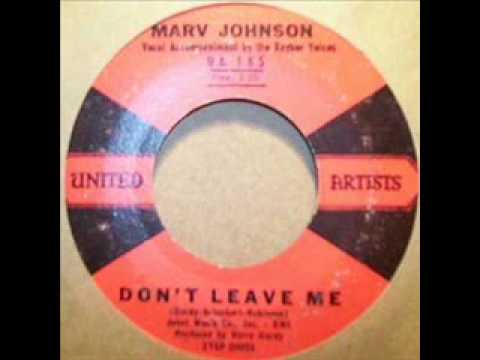 Marv Johnson:  Don't Leave Me