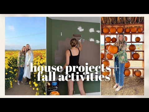 VLOG: house projects, fall activities + new furniture :-)