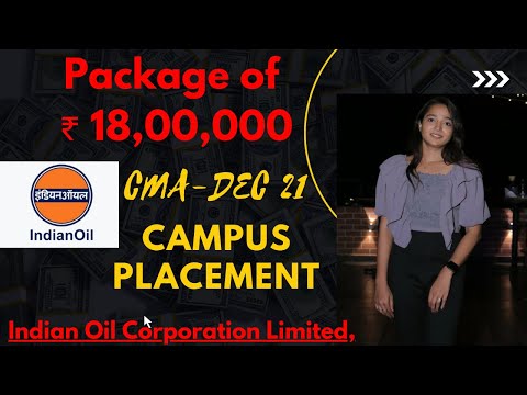 She Got A Package of ₹ 18,00,000 I CMA IN PSU I CMA CAMPUS PLACEMENT