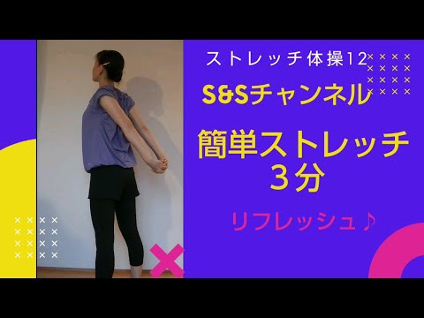 肩こり解消・腰痛予防ストレッチ いい姿勢を意識しよう♪