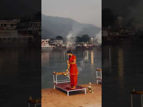 Rishikesh Ganga Aarti #rishikesh #ganga #gangaaarti #shorts