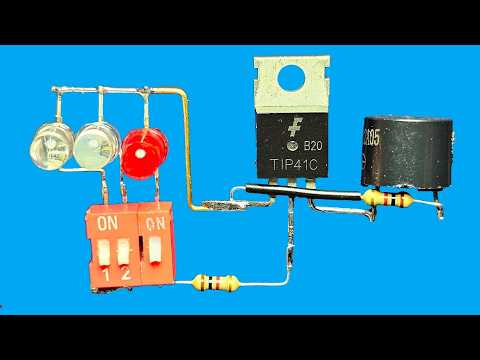 3 Mode Buzzer Sound Effect Circuit - Electronic Projet