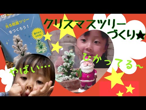 親子でDIY⭐︎光るクリスマスツリーをつくろう！