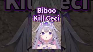 Biboo killed Ceci without Hesitation【Koseki Bijou】【Cecilia Immergreen】【Hololive中英字幕精華】