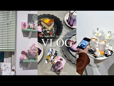 [ vlog にじさんじオタクのカフェ巡り☕️🩶￤￤ギヴン映画🎞￤漫画紹介￤otaku vlog