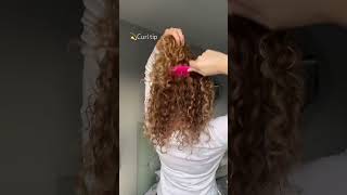 Curl tip #curlyhaircare #wavycurly #curlyhairtips