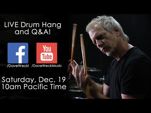 Dave Weckl Weekend Hang and Q&A! (FREE)