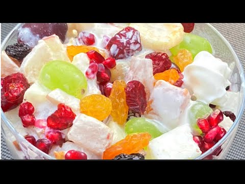 Raisins fruit Chaat | Cream fruit Chaat | Ramadan Special Recipes | Chaat recipe