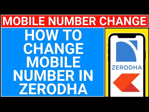 how to change mobile number in zerodha account | zerodha me mobile number kaise change kare