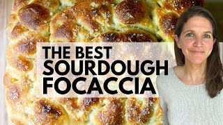 Amazing and Simple Sourdough Focaccia