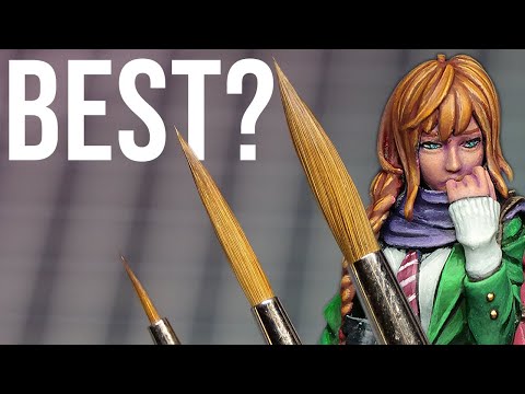 "What brushes do you use?" | Brushes for Miniature Painting