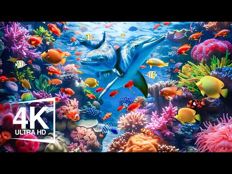 The Best 4K (ULTRA HD) Aquarium - Glowing Wonders of the Deep-Sea | Free Documentary Nature