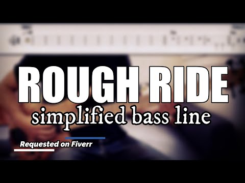 Rough Ride - Paul McCartney | Simplified bass line with tabs #121