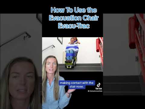 How to Use An Evacuation Chair For Stairs (EvacuTrac)