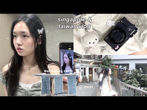 SINGAPORE & TAIWAN vlog: exploring new places, nightouts, jiufen, good eats, hello kitty 711, etc