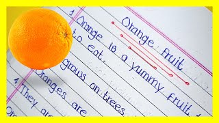 10 Lines on Orange Fruit | Write 10 lines on Orange Fruit | Write Few lines on Orange