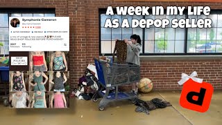 a week in my life as a depop seller (my entire selling process)