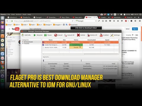 Flareget Pro in Action on Ubuntu | Best Download Manager Alternative to IDM for Linux