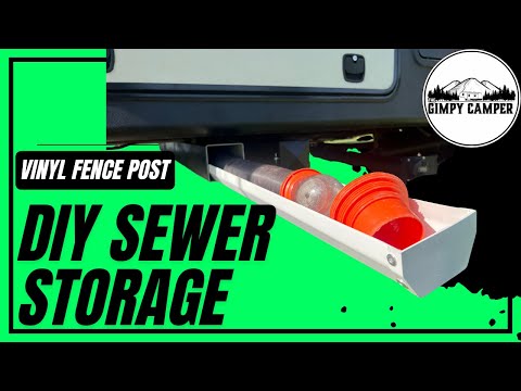 DIY Sewer Hose Storage