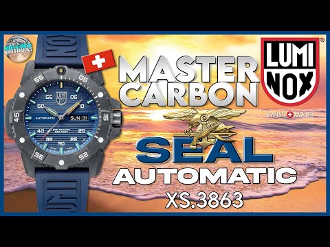 Best Seller In Blue! | Luminox Master Carbon SEAL 200m Automatic w/Carbonox™ XS.3863 Unbox & Review