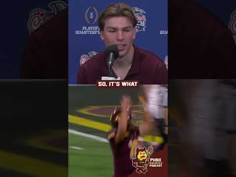 Arizona State's Sam Leavitt Says Doubters Are Adding Fuel To The Fire In CFP