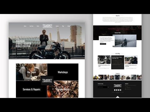 Build Responsive BMW Bike Landing Page Using HTML CSS & JavaScript