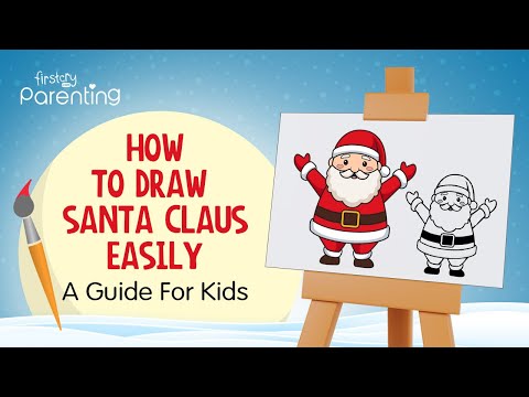 How To Draw Santa Claus Step By Step | Santa Claus Drawing | Christmas Drawing