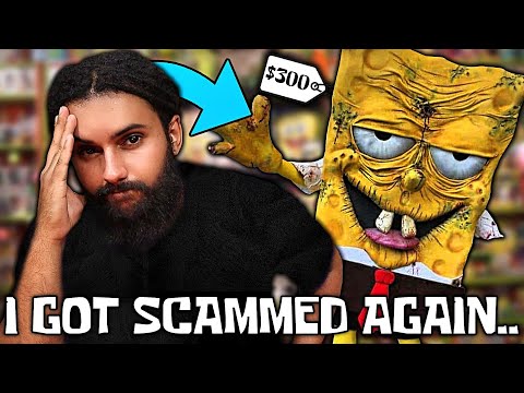 I GOT SCAMMED AGAIN! On These Bootleg Spongebob Toys..