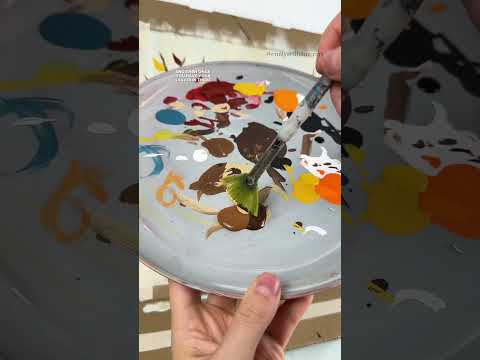 Happy Thanksgiving! 🎨🦃 #thanksgiving2024 #painting #tutorial #easypainting #turkeyday