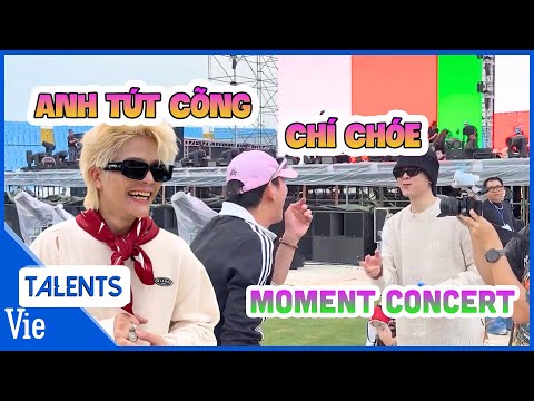 Moment concert 30 anh trai: RHYDER bẽn lẽn khi được Atus cõng, Anh Sinh, Tú Tút chí chóe suốt ngày