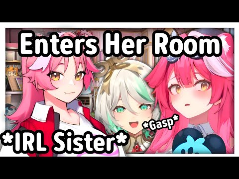 Raora's IRL Sister Suddenly Enters Her Room,  Surprised Her