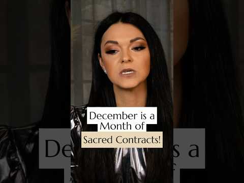 December is a Month of Sacred Contracts 📝