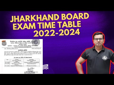 Jharkhand D.pharm second year time table 2022-2024 batch